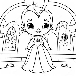 Pagina Para Colorear De Vampirina En Su Castillo 83189-24546