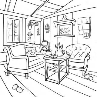 Diseño De Interiores Páginas para colorear