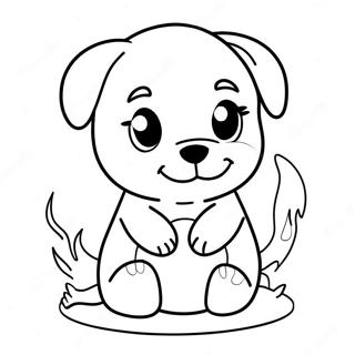 Pagina Para Colorear De Veterinario Con Cachorro Lindo 83523-24812