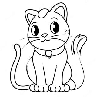 Pagina Para Colorear De Veterinario Con Gato Amigable 83524 24816