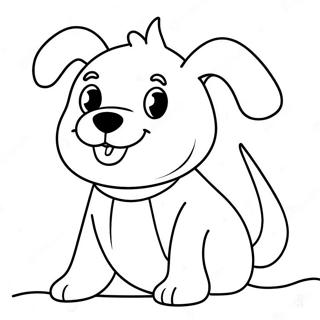 Pagina Para Colorear De Perro Fantasma Jugueton 84011-25198