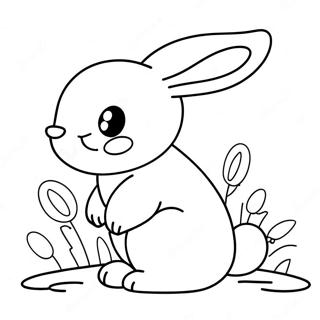 Pagina Para Colorear De Conejo Lindos Para Imprimir 84239-25371