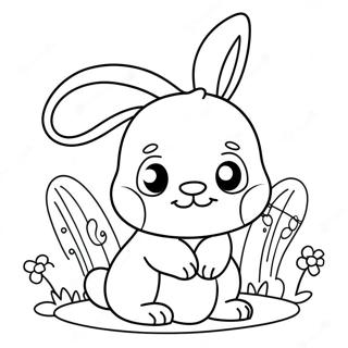 Pagina Para Colorear De Conejo Lindos Para Imprimir 84239-25372