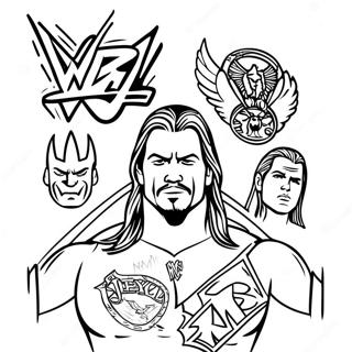 Pagina Para Colorear De Wwe 84495-25566