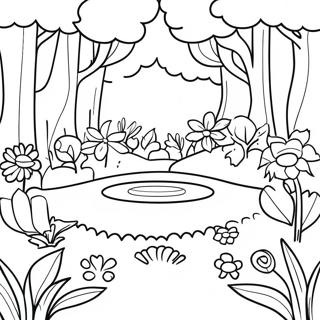 Pagina Para Colorear De Jardin Sereno 84524 25600