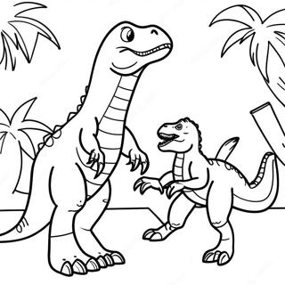 Pagina Para Colorear Del Indominus Rex Vs T Rex 84602-25664