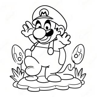 Super Mario Mundo 3d Páginas Para Colorear