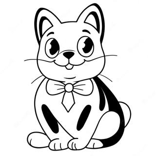 Pagina Para Colorear De Tuxedo Sam Lindo 84905 25894