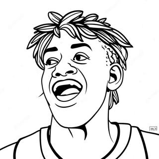Pagina Para Colorear De Ja Morant En Accion 85211-26214
