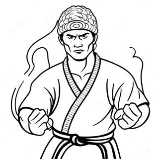 Pagina Para Colorear Del Torneo De Karate De Cobra Kai 85598 26520