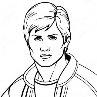 Pagina Para Colorear Del Sensei Johnny Lawrence De Cobra Kai 85599 26522