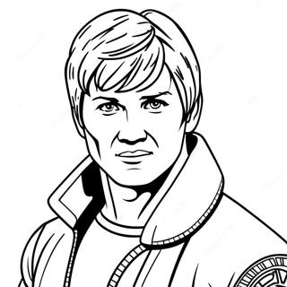 Pagina Para Colorear Del Sensei Johnny Lawrence De Cobra Kai 85599 26523