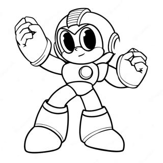 Megaman Páginas Para Colorear