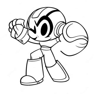 Pagina Para Colorear De Megaman Clasico En Accion 85750-26629