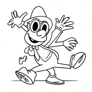 Pagina Para Colorear De Gonzo El Grande Realizando Acrobacias 86288-27061