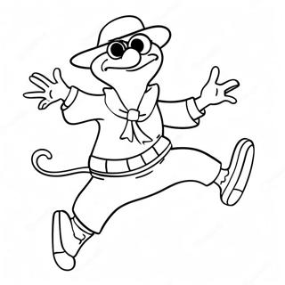 Pagina Para Colorear De Gonzo El Grande Realizando Acrobacias 86288-27062