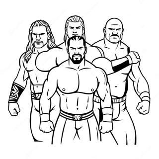 Superestrellas De Wwe En Accion Para Colorear 86361-27141