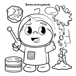 Pagina Para Colorear Creativa De Proyecto De Ciencias De Cuarto Grado 86698 27379