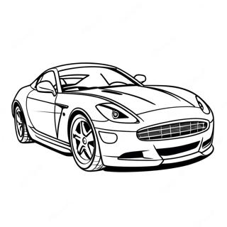 Pagina Para Colorear De Coche Deportivo Rapido 86851-27496