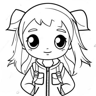 Gacha Life Tomboy Páginas Para Colorear