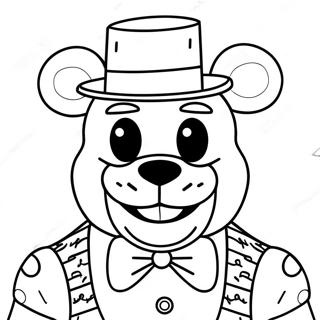 Pagina Para Colorear De Freddy Fazbear Espeluznante 87748-28185