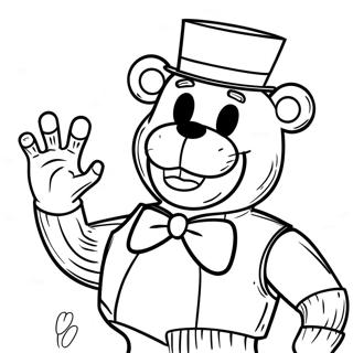 Pagina Para Colorear De Freddy Fazbear Espeluznante 87748-28186