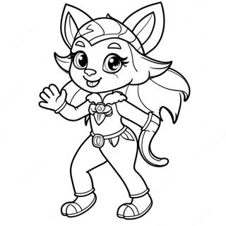 Pagina Para Colorear De Clawdeen Wolf En Atuendo Espeluznante 87876-28286
