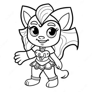 Pagina Para Colorear De Clawdeen Wolf En Atuendo Espeluznante 87876-28287