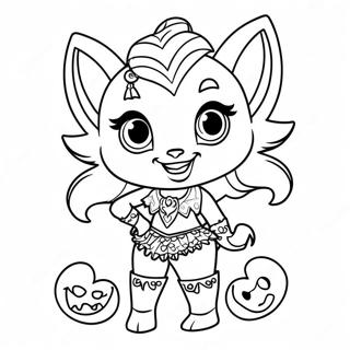 Pagina Para Colorear De Clawdeen Wolf En Atuendo Espeluznante 87876 28466