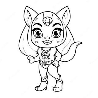 Pagina Para Colorear De Clawdeen Wolf En Atuendo Espeluznante 87876 28467