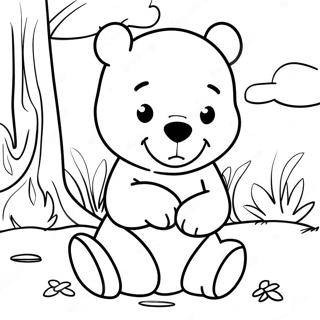 Pagina Para Colorear Del Bebe Winnie The Pooh 88056-28603