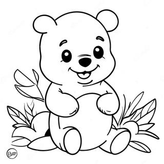 Pagina Para Colorear Del Bebe Winnie The Pooh 88056-28604