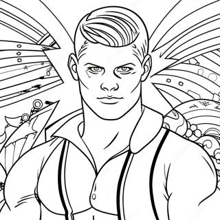 Cody Rhodes Páginas Para Colorear