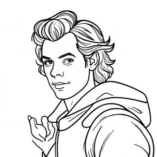 Pagina Para Colorear De Harry Styles Con Fan 88341-28836