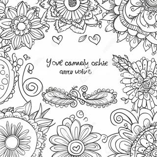 Pagina Para Colorear De Cita Relajante Para Adultos 88417 28885