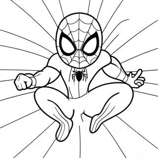 Pagina Para Colorear De Spiderman Lindo 88570-28998