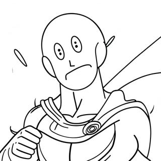 One Punch Man Páginas Para Colorear