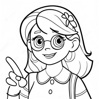 Pagina Para Colorear De Personaje Divertido De Dork Diaries 88983 29319