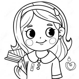 Pagina Para Colorear De Arte Creativo De Dork Diaries 88985 29326