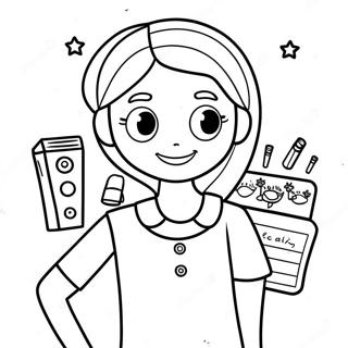 Pagina Para Colorear De Arte Creativo De Dork Diaries 88985 29328