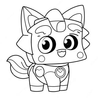 Unikitty Páginas Para Colorear