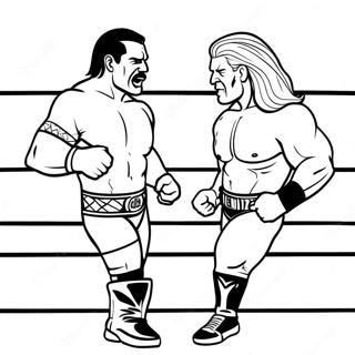 Pagina Para Colorear De Leyendas De Wwe En Accion 89577-29785