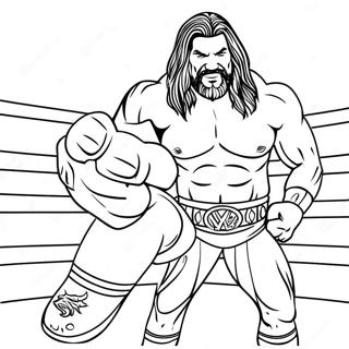 Pagina Para Colorear De Leyendas De Wwe En Accion 89577-29788