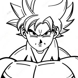 Goku Instinto Ultra Páginas Para Colorear