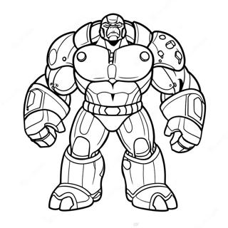 Hulk Buster Páginas Para Colorear