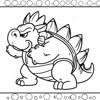 Bowser Páginas Para Colorear