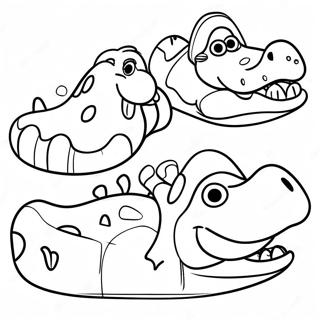 Crocs Páginas Para Colorear