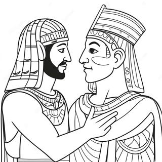 Pagina Para Colorear De Jose Y El Faraon 90379 30405