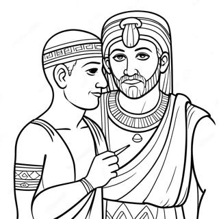 Pagina Para Colorear De Jose Y El Faraon 90379 30406