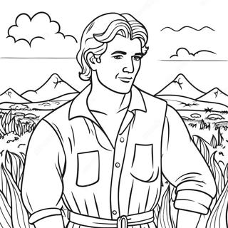 Pagina Para Colorear De Jose En El Campo Colorido 90380-30411